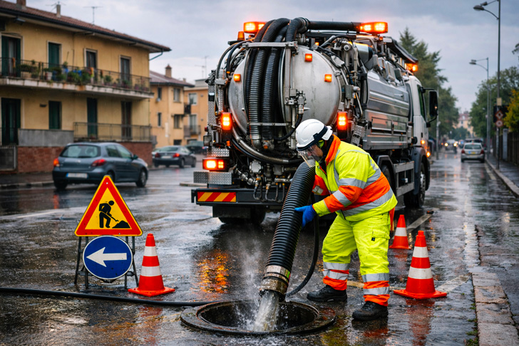 Autospurgo Urgente al lavoro