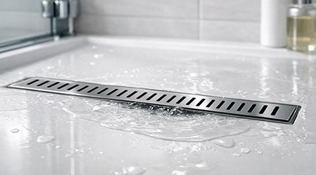 Scarico doccia lento