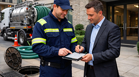 Contratto di manutenzione fogne per condominio