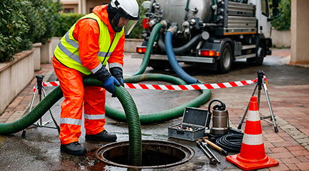 Manutenzione fognaria condominio