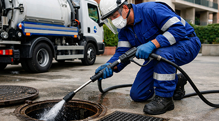 Pulizia pozzetto condominiale