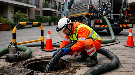 Svuotamento pozzetto condominiale