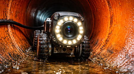 Dettaglio telecamera per video ispezione