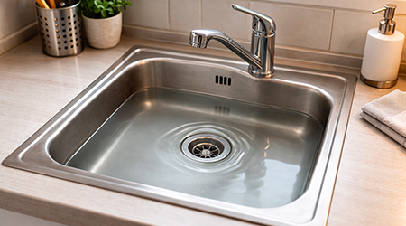 Disotturazione lavello cucina