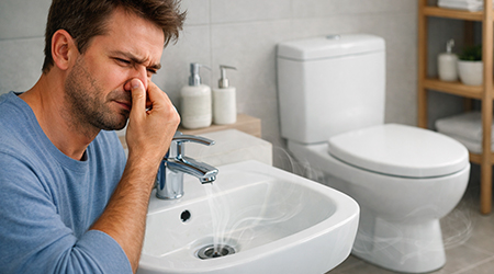 Cattivo odore da fognatura