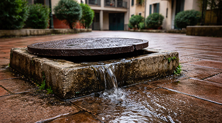 Perdita pozzetto condominiale