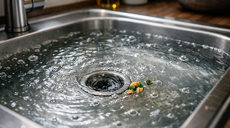 Scarico lento lavello cucina