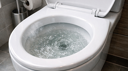 WC che gorgoglia